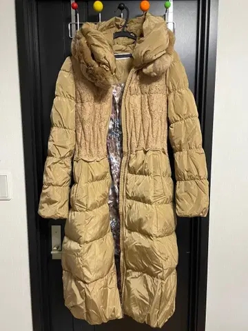 gracefulsmile 롱 다운 코트 베이지 계열 겨울 상품 여성용