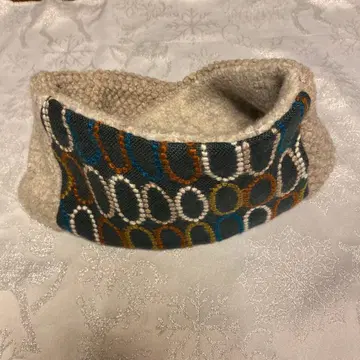 미나 페르호넨 타르트 다크 그린 넥워머 핸드메이드