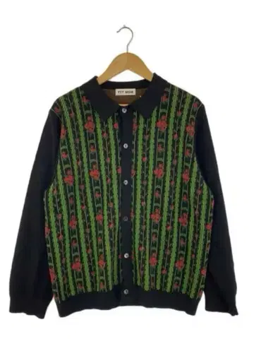 [ TTT_MSW ] 플라워 자카드 니트 가디건