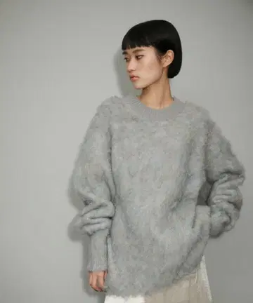 ADAM ET ROPE' 퍼 니트 크루넥 풀오버