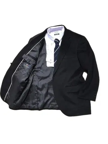 J766 캐시미어 자켓 블레이저 남성용 빅 사이즈 BB4 XL 2L 블랙