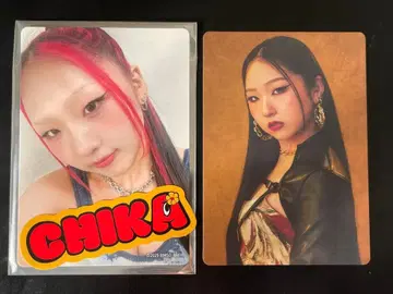 HANA 트레이딩 카드 랜덤 포토 카드 스티커 세트 chika
