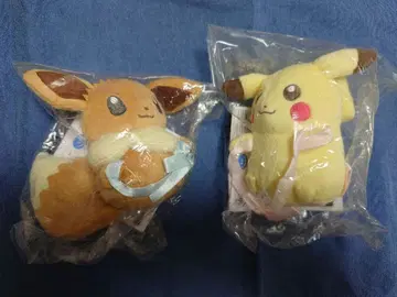 아이러브이브이 피카츄 커튼 태슬 봉제 인형 마스코트 세트