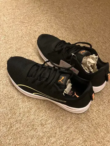 미사용 새상품 Puma 블랙 여성용 스니커즈 23.5