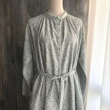 Samansa Mos2 미사용 새상품 원피스 롱 기장 미니 꽃무늬 민트