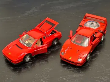 슈퍼카 마조렛 페라리 테스타로사 F40 2대 세트 당시 물품