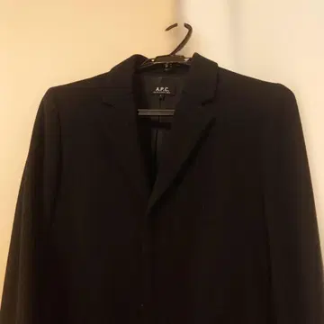 A.P.C. 블랙 테일러드 코트 S