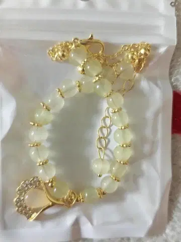 이중 은행나무 디자인 팔찌 새상품 여성용 선물용