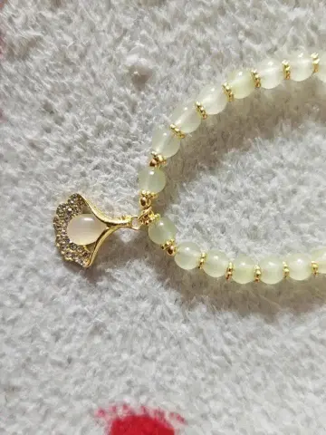 이중 은행나무 디자인 팔찌 새상품 여성용 선물용