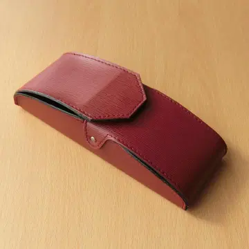 attitude 안경 케이스 레트로 빨간색/블랙