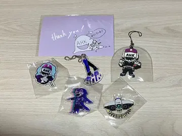 샤베리맨 아크릴 키링 배지 외