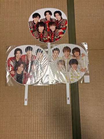 아이돌 부채 3개 세트