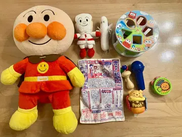 호빵맨 봉제 인형 완구 세트