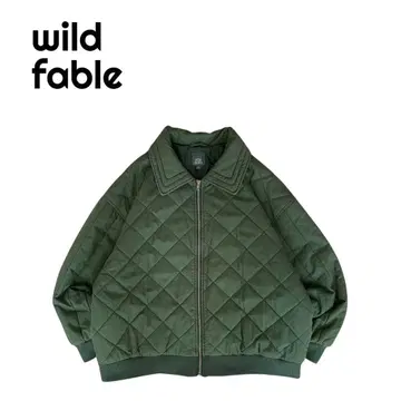 [새상품급] wild fable 00s 충전솜 퀼팅 자켓 카키