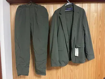 [ 1/2까지 판매 ] 올리브 그린 캐주얼 셋업 세트 XL