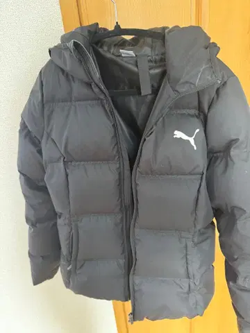 PUMA 블랙 다운 자켓 L