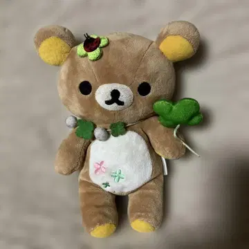 리락쿠마 봉제 인형 클로버 네잎