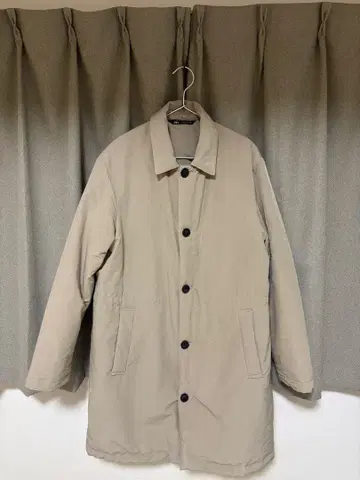 ZARA (자라) 베이지 스텐카라 코트 트렌치코트 드로우 코드