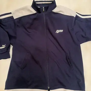 Puma 집업 자켓 네이비/그레이