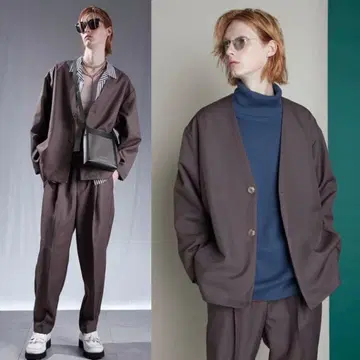 ENDER PRODUCTS 노카라 자켓 & 이지 팬츠 셋업