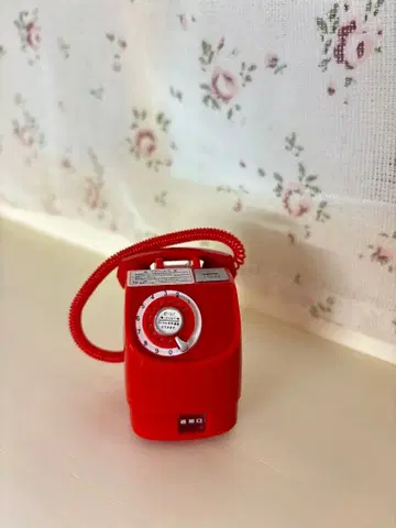 레트로 빨간색 전화 완구