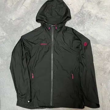 마모트 쉘 자켓 블랙 핑크 L 사이즈 히트 네비