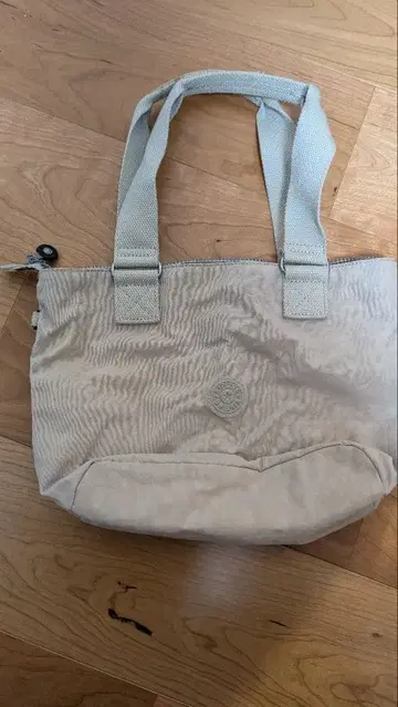 키플링 베이지 나일론 토트백