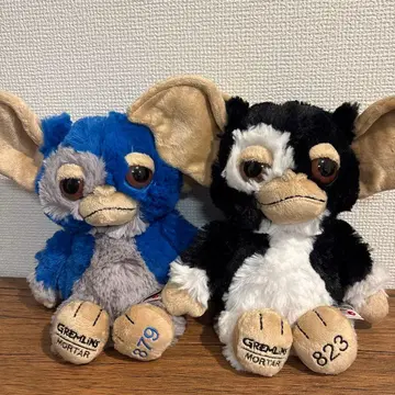 모탈 그렘린 기즈모 봉제 인형 블루 그레이 시리얼 넘버 포함