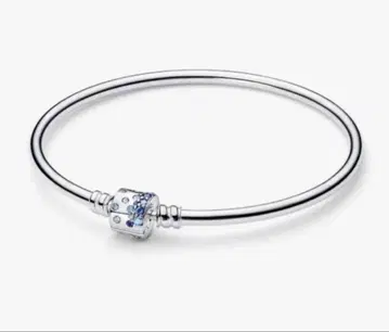 Pandora 실버 비즈 팔찌