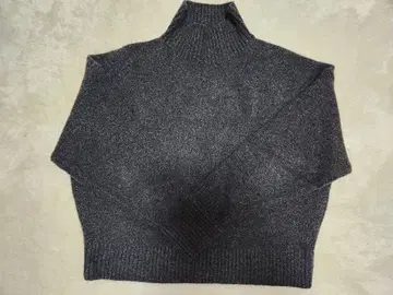 ZARA 자라 터틀넥 하이넥 니트 그레이