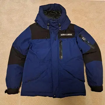 SCHOTT BROS. 후드 부착 다운 자켓
