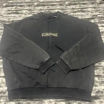 SCORPIONS 블랙 맨투맨 EUR XL