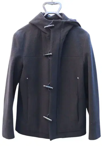 캘빈클라인 숏 더플 코트 블랙 M 사이즈