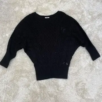 무루아 돌먼 니트 블랙