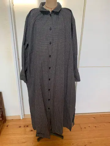 새상품급 KLASICA 롱 셔츠 원피스