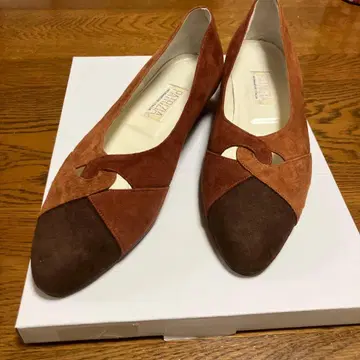 스웨이드 펌프스 24cm EE