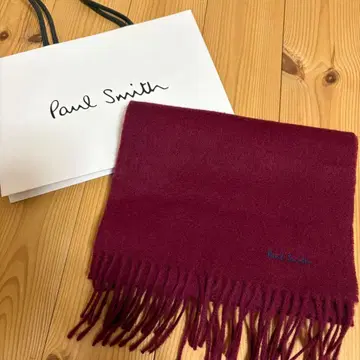 폴 스미스 버건디 폴스미스 머플러