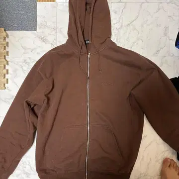 XLARGE 브라운 후드티 L 사이즈
