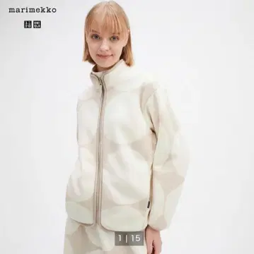 새상품 미사용 마리메꼬 x UNIQLO 콜라보 플리스