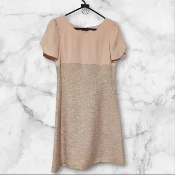 [택 포함] Karl Park Lane 반팔 무릎 기장 원피스 9호 핑크