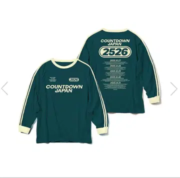 COUNTDOWN JAPAN 2526 긴팔 티셔츠