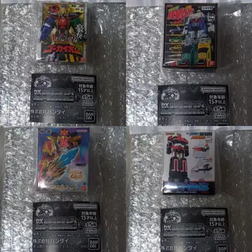 DX 로봇 미니어처 & 패키지 컬렉션 4개 세트