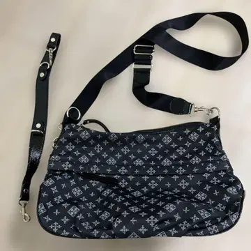 러셋 블랙 그레이 2웨이 백 (숄더, 스트랩 포함)