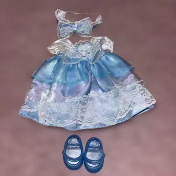 멜짱 스카이블루 드레스 세트