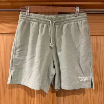 리복 파일 숏팬츠 민트 그린 사이즈 L 새상품