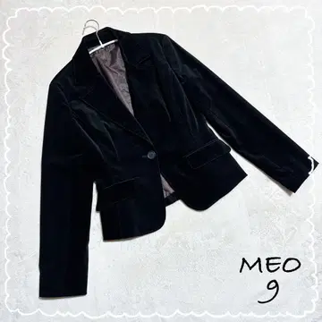 [ MEO/메오 ] 여성용 벨로아 자켓 블랙 (9)