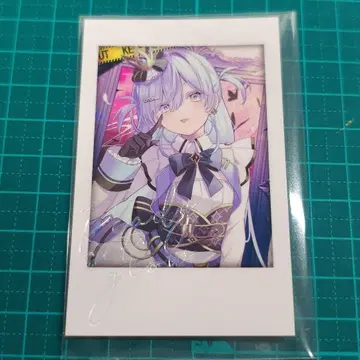 브이스포! C107 언더독 요루노 쿠로무 클리어 호일 폴라로이드 카드