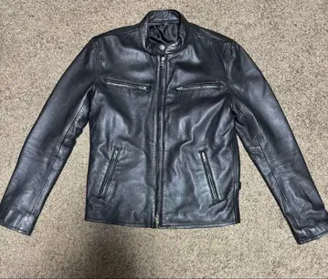 FREEDOM Jacketman 블랙 라이더 자켓 양가죽