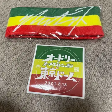 새상품 오드리 올나이트닛폰 도쿄돔 헤어밴드 스티커