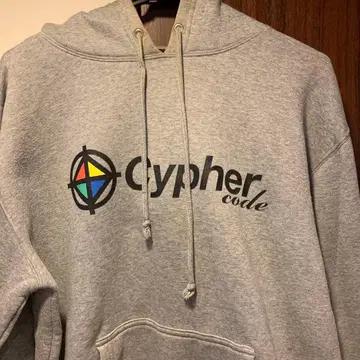 Cyphercode 사이퍼코드 1st 모델 그레이 후드티